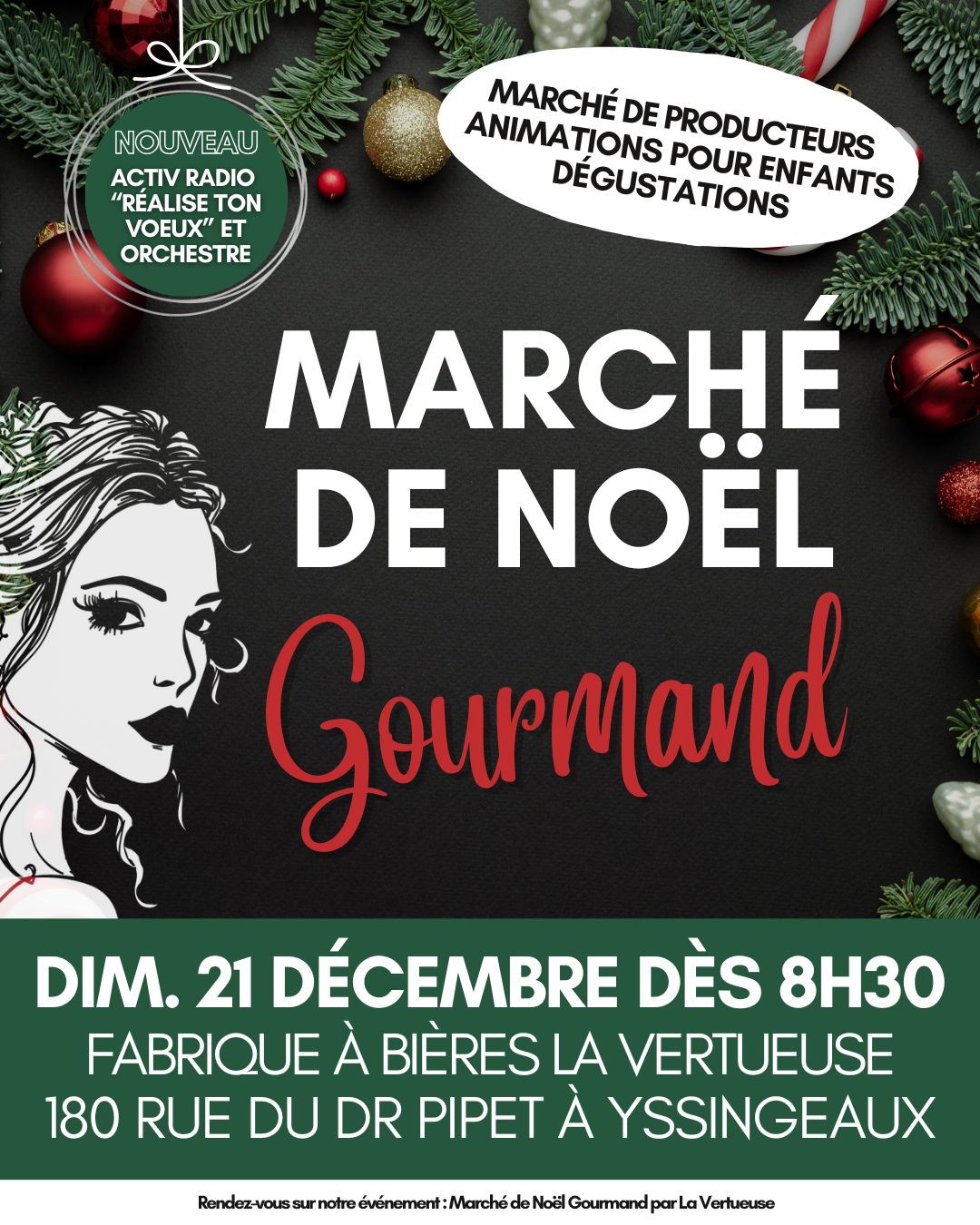 5e édition du Marché de Noël Gourmand ! 